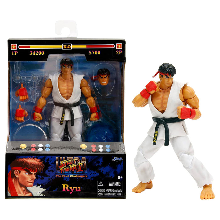 Jada Toys Ultra Street Fighter II Ryu 6-Inch Action Figure