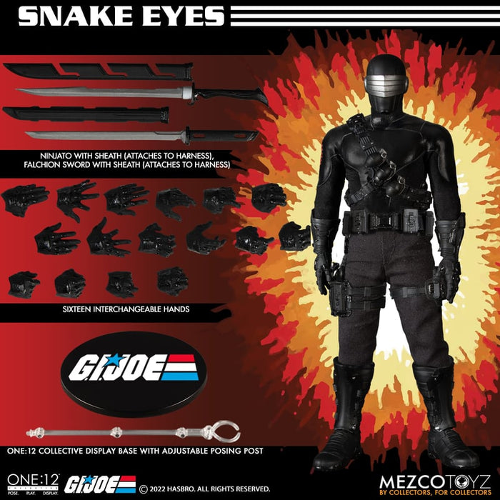 Mezco Toyz One:12 Collective GI Joe Snakes Eyes and Timber Deluxe Edition