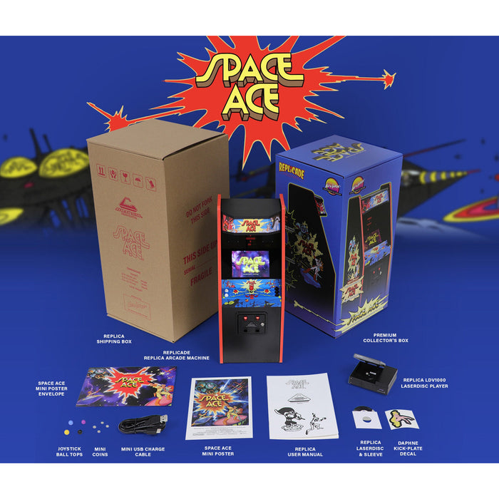 New Wave Toys Space Ace x RepliCade 1:6 Scale Arcade Conversion Kit Edition