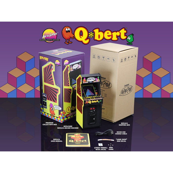 New Wave Toys Q*bert x RepliCade 1:6 Scale Arcade Warren Davis Edition