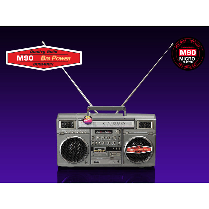 New Wave Toys M90 Micro Blaster 1:6 Scale Boombox Bluetooth Speaker